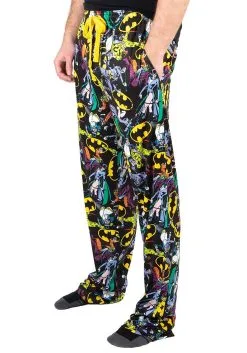 DC Comics Batman AOP Pajama Pants -Fun Place Pop Store dc comics batman aop sleep pants alt 1