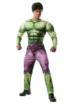 Deluxe Hulk Costume For Adults