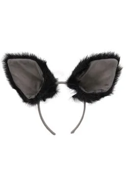 Deluxe Cat Ears Costume Headband -Fun Place Pop Store deluxe cat ears headband alt 2