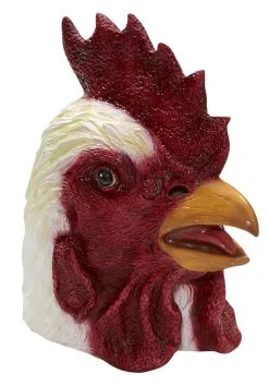 Latex Rooster Mask Deluxe