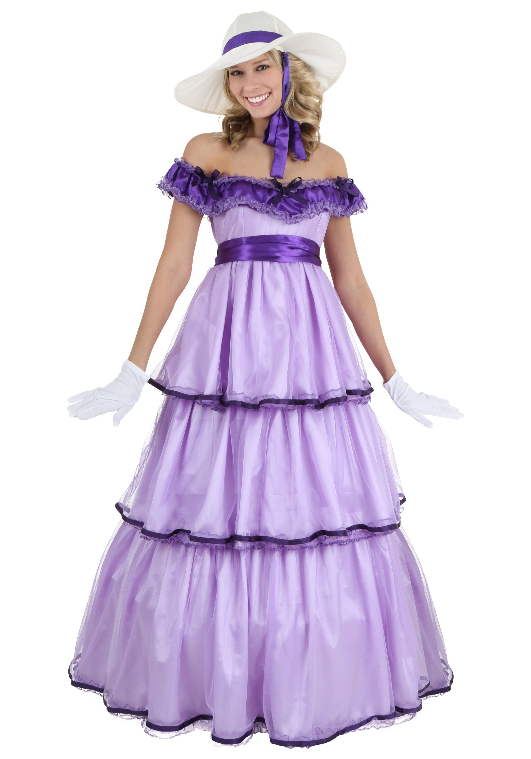 Deluxe Southern Belle Adult Costume 3 Deluxe Southern Belle Adult Costume