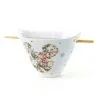 Disney Floral Mickey Head Ramen Noodle Bowl 2 Disney Floral Mickey Head Ramen Noodle Bowl -Fun Place Pop Store disney floral mickey head noodle bowl