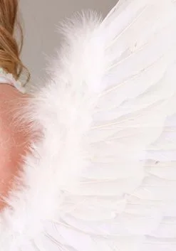 Divine White Angel Wings For Adults -Fun Place Pop Store divine white angel wings alt 3