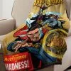 Dr. Strange - Comic Madness Throw Blanket 1 Dr. Strange - Comic Madness Throw Blanket -Fun Place Pop Store doctor strange comic madness throw blanket