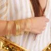 Gold Egyptian Bangles -Fun Place Pop Store egyptian golden bangles