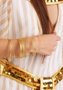 Gold Egyptian Bangles