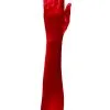 Red Elbow Length Gloves | Long Red Gloves | Halloween Accessories -Fun Place Pop Store elbow length red gloves