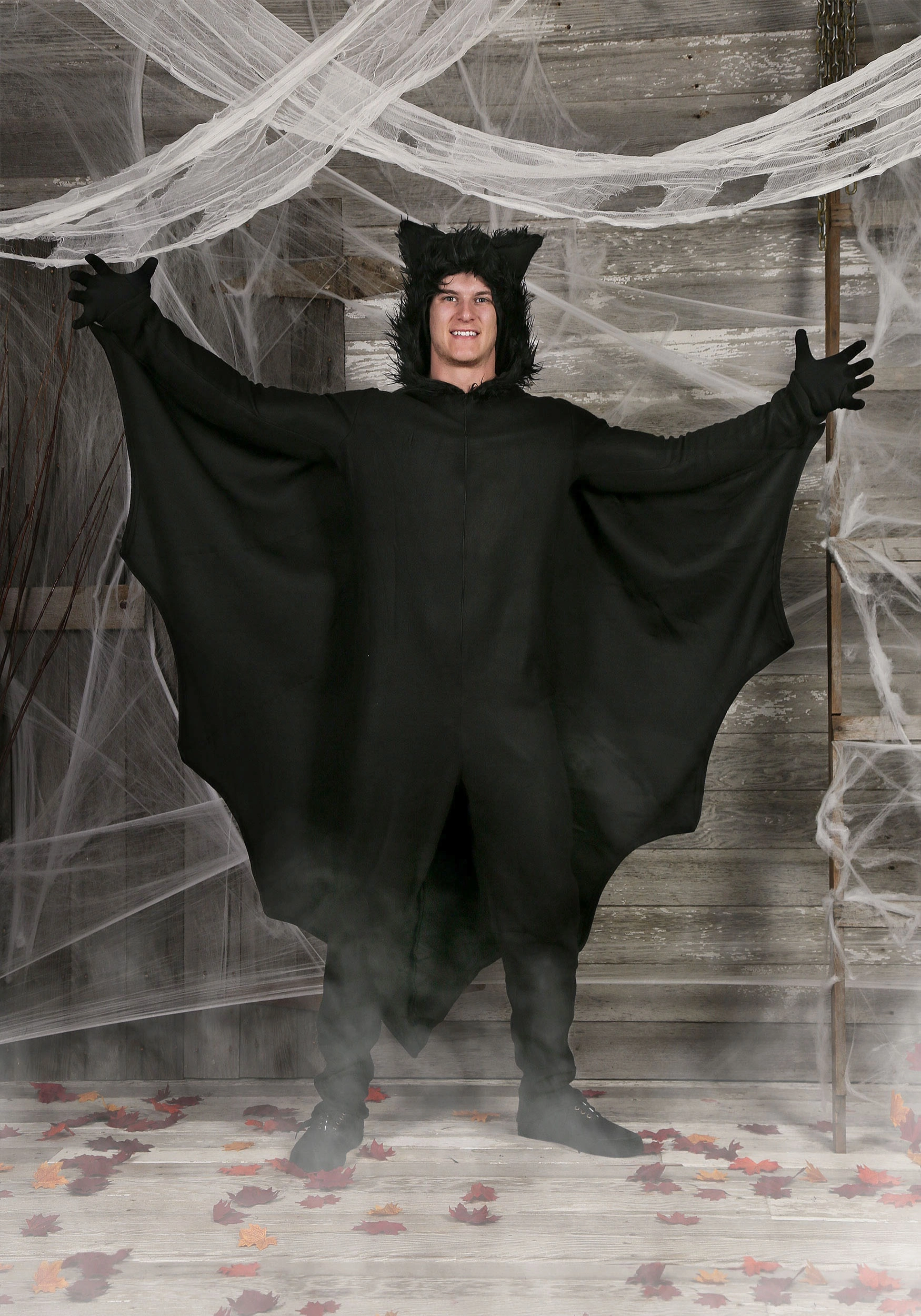 Fleece Bat Costume For Adults 3 Fleece Bat Costume For Adults