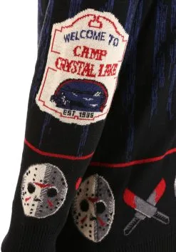 Friday The 13th Camp Crystal Lake Ugly Halloween Sweater For Adults 17 Friday The 13th Camp Crystal Lake Ugly Halloween Sweater For Adults -Fun Place Pop Store friday the 13th camp crystal lake ugly halloween sweater 6