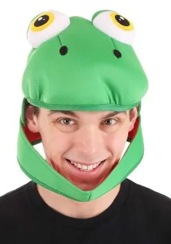 Frog Jawesome Animal Hat -Fun Place Pop Store frog jawesome hat alt 5