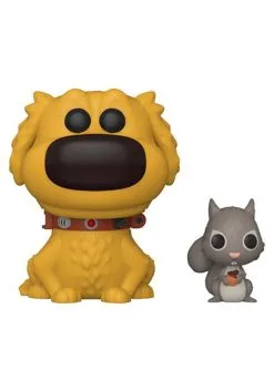 Funko POP & Buddy: Dug Days- Dug W/ Squirrel Figure -Fun Place Pop Store funko pop buddy dug days dug w squirrel alt 2