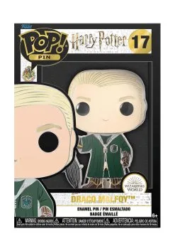 Funko Pop Harry Potter: Draco Malfoy Pin -Fun Place Pop Store funko pop pin harry potter draco malfoy alt 1