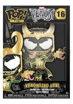 POP! Pin Marvel: Venom Loki -Fun Place Pop Store funko pop pin marvel venom loki alt 2