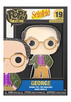 POP Pins: Seinfeld- George From Funko -Fun Place Pop Store funko pop pins seinfeld george alt 3