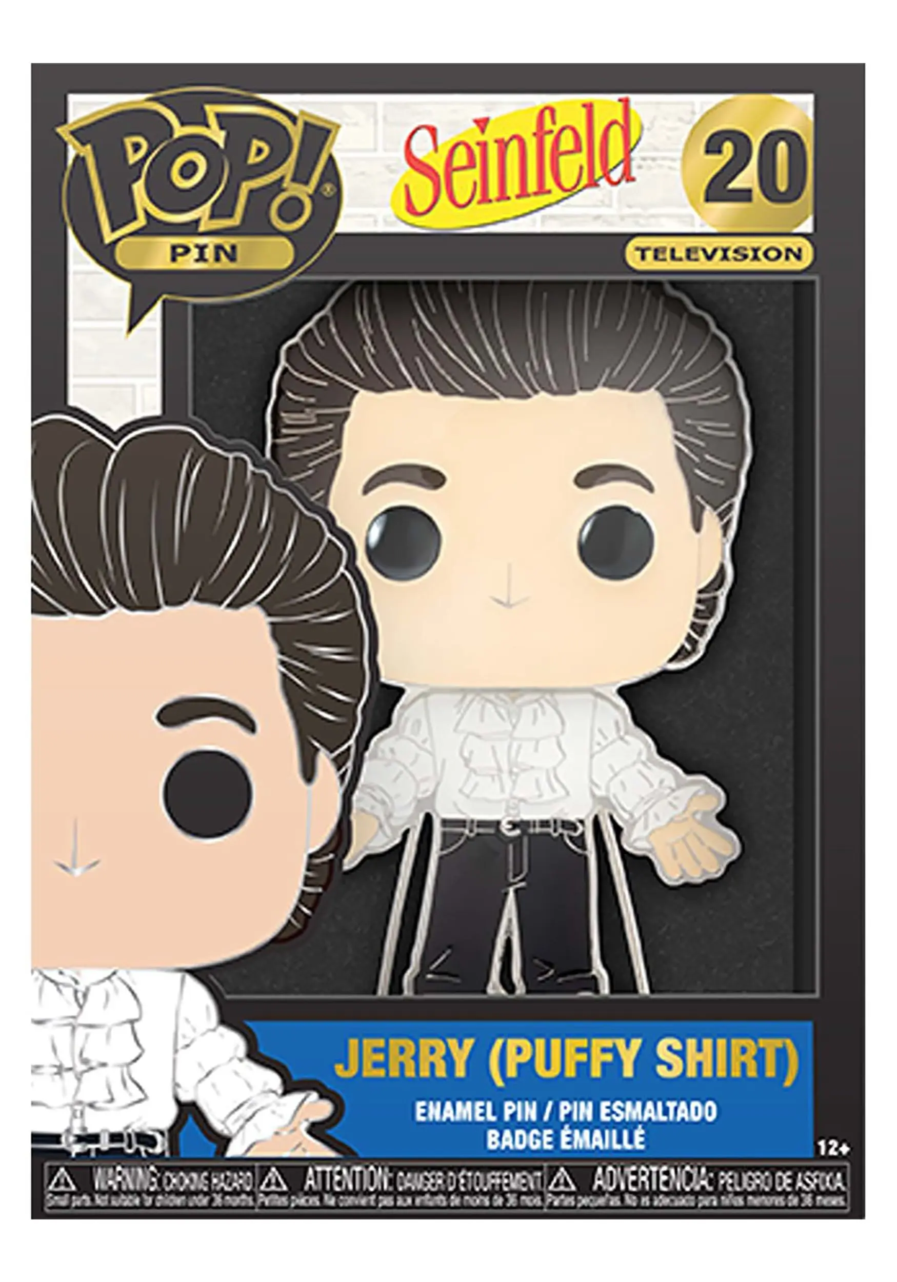 POP Pins: Seinfeld- Jerry Puffy Shirt By Funko 6 POP Pins: Seinfeld- Jerry Puffy Shirt By Funko - Image 4