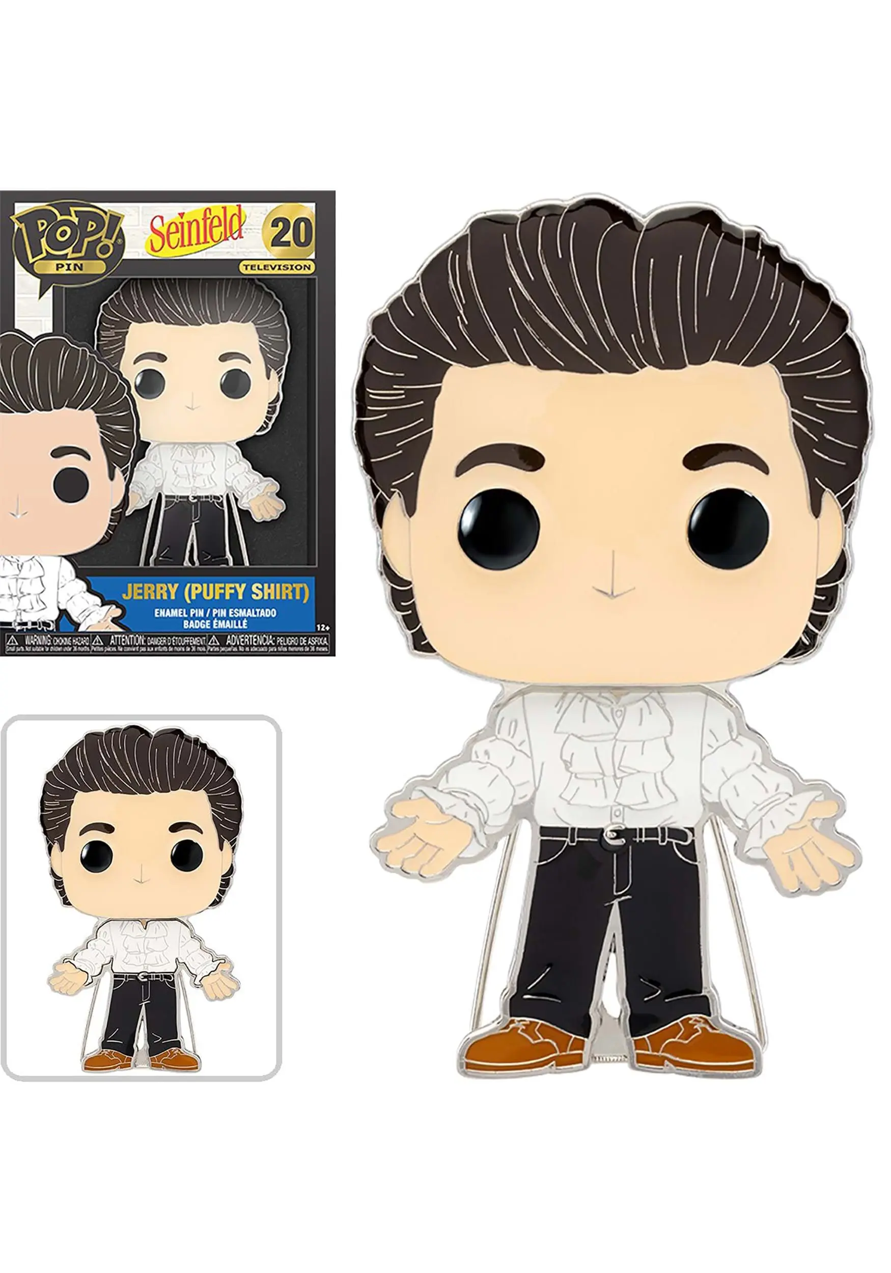 POP Pins: Seinfeld- Jerry Puffy Shirt By Funko 3 POP Pins: Seinfeld- Jerry Puffy Shirt By Funko