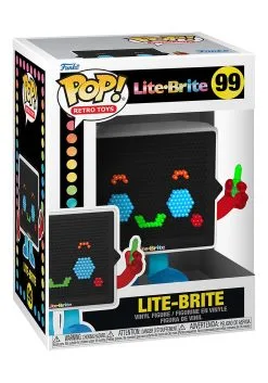 Funko POP Vinyl: Lite--Brite- Lite Brite Board Figure -Fun Place Pop Store funko pop vinyl lite brite lite brite board alt 2