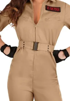 Women's Ghostbusters Costume Jumpsuit 16 Women's Ghostbusters Costume Jumpsuit -Fun Place Pop Store ghostbusters womens costume jumpsuit alt 4