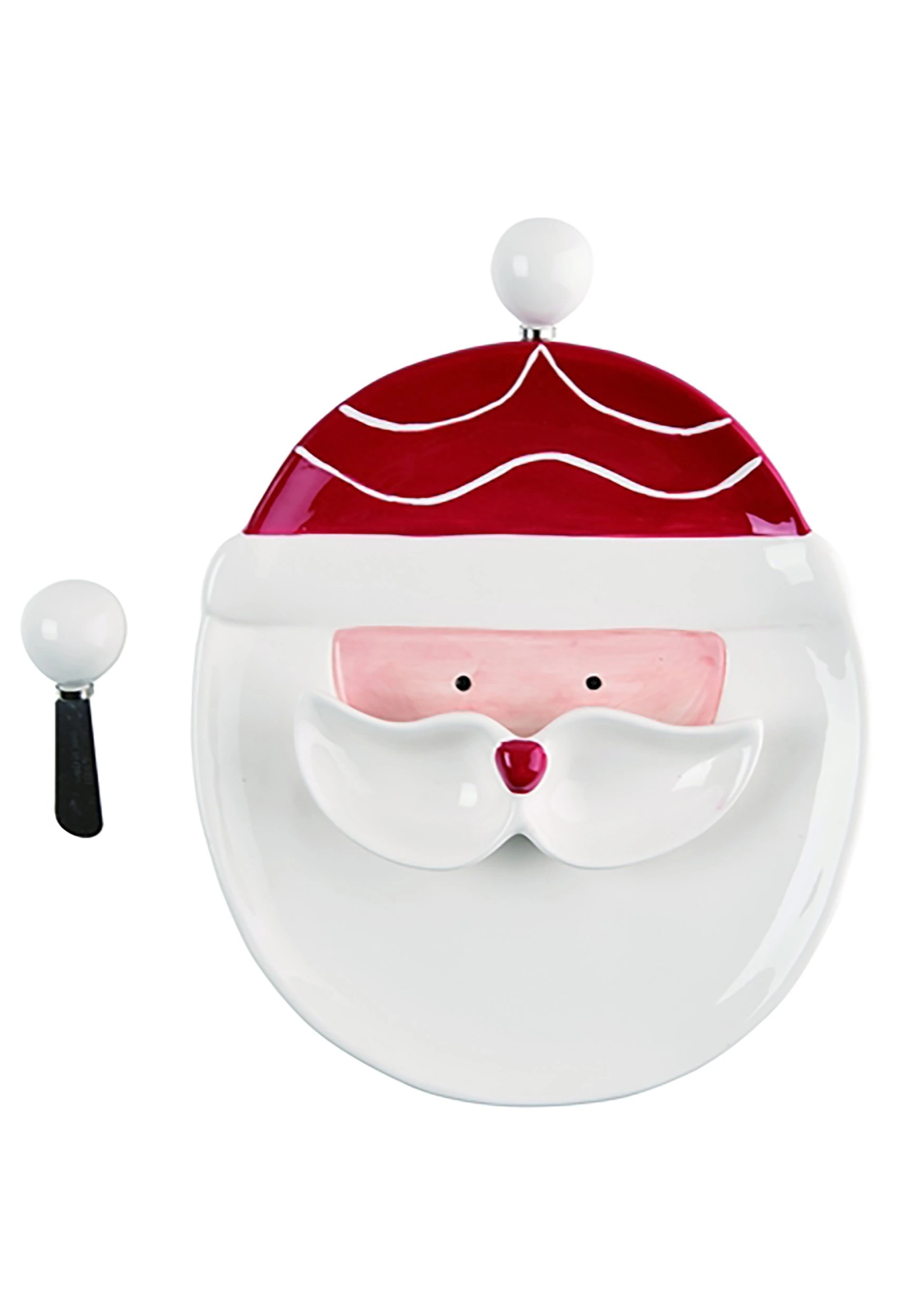 Gnome Santa Chip & Dip Dolomite Platter Set 3 Gnome Santa Chip & Dip Dolomite Platter Set