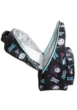 Black Golden Girls Printed Lunch Bag -Fun Place Pop Store golden girls black aop printed lunch box alt 2