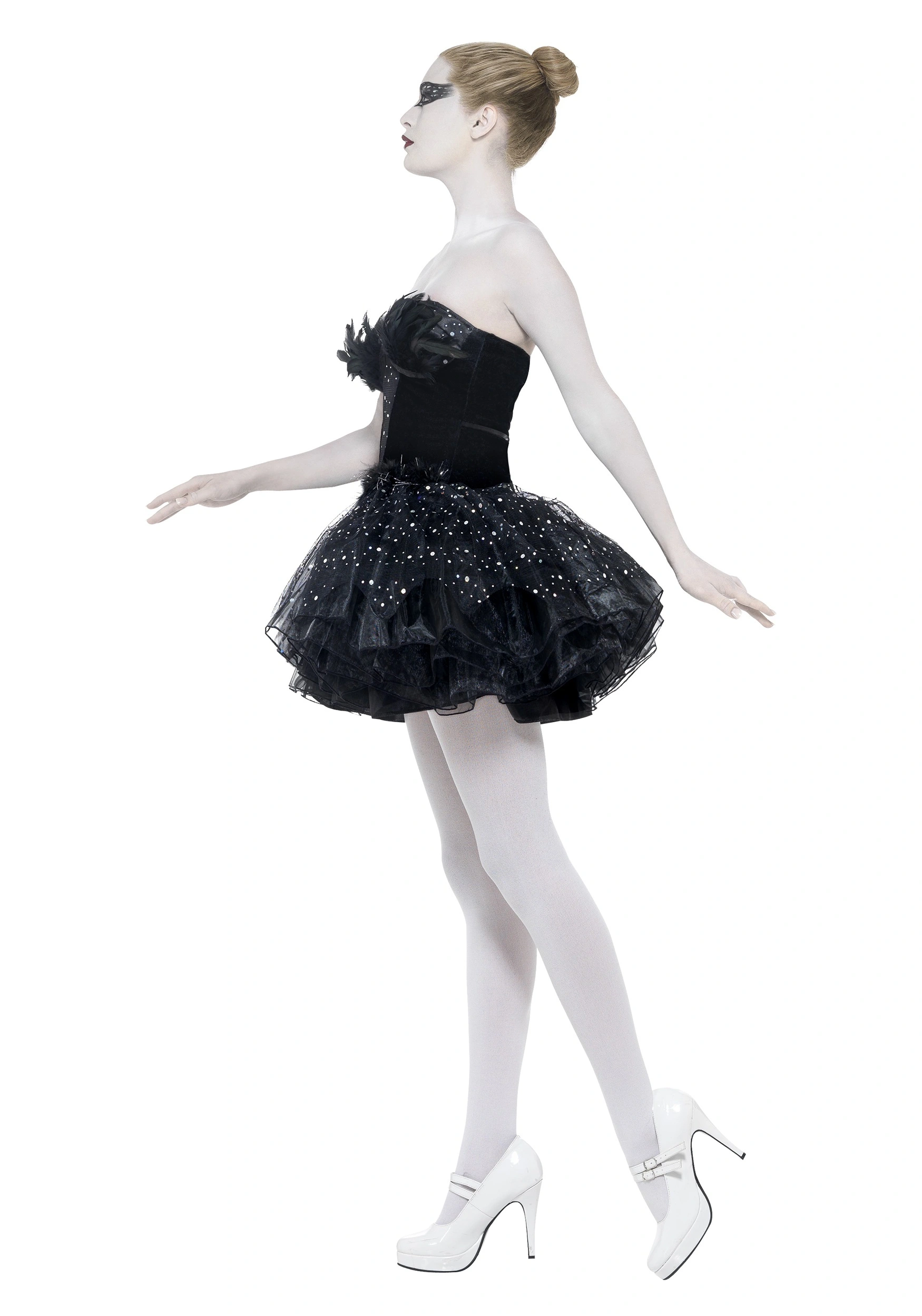 Gothic Swan Masquerade Costume 5 Gothic Swan Masquerade Costume - Image 3