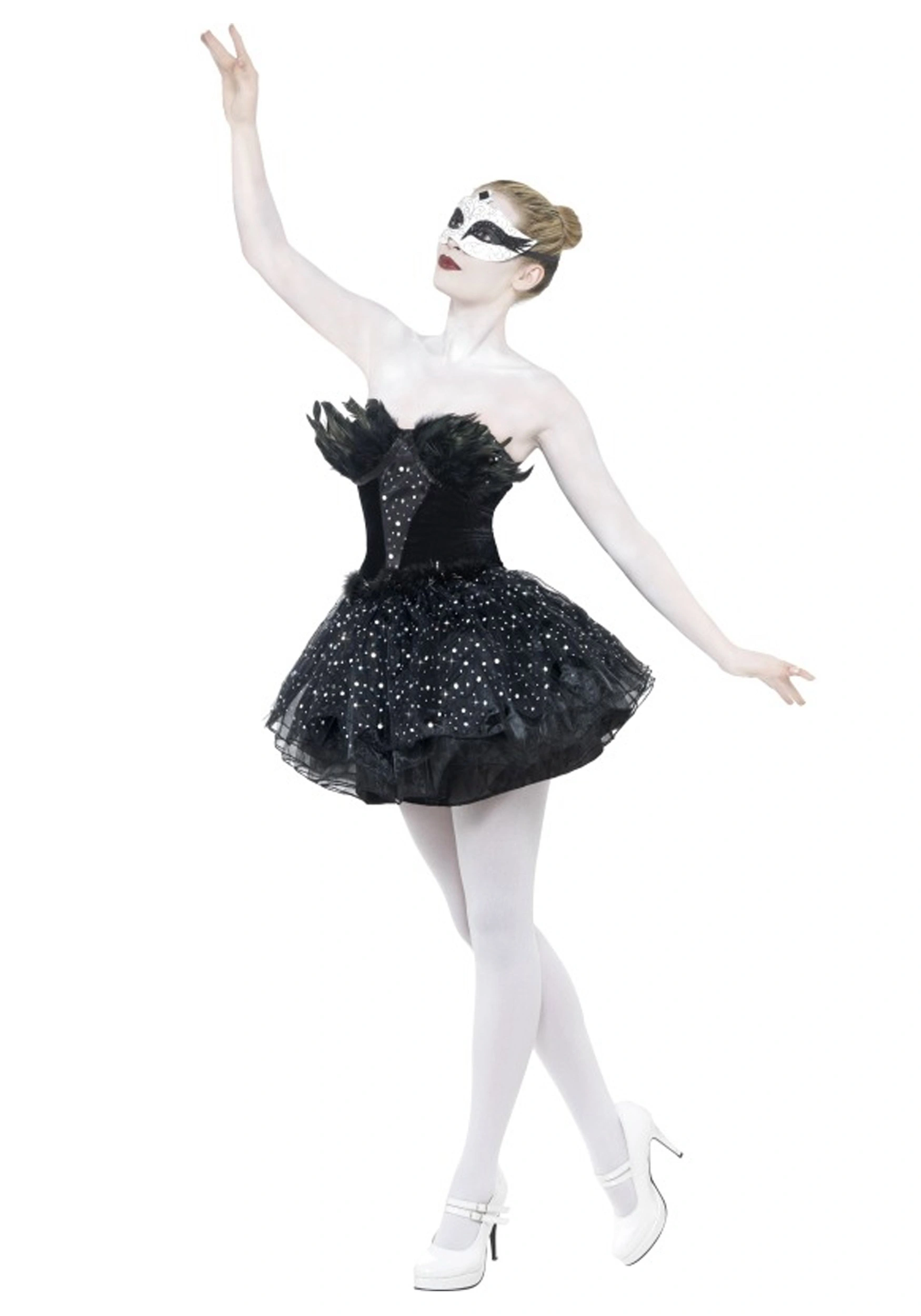 Gothic Swan Masquerade Costume 3 Gothic Swan Masquerade Costume