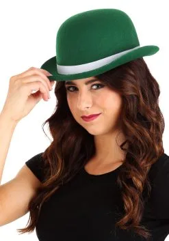 Green Derby Hat For Adults -Fun Place Pop Store green derby hat alt 2