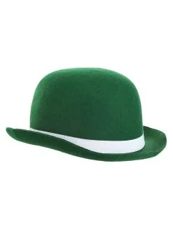 Green Derby Hat For Adults -Fun Place Pop Store green derby hat alt 3