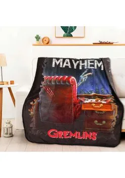 Gremlins Dangerous Micro Raschel Comfy Throw -Fun Place Pop Store gremlins takeover micro raschel throw alt 3