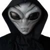 Grey Light Up Alien Halloween Mask -Fun Place Pop Store grey light up alien mask