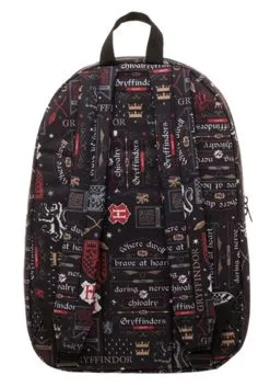 Harry Potter Gryffindor Icon Backpack -Fun Place Pop Store harry potter gryffindor icon backpack 2