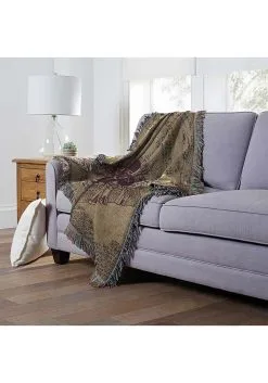 Marauders Map Harry Potter Tapestry Throw Blanket -Fun Place Pop Store harry potter marauders map tapestry throw alt 3