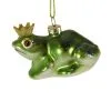 Glass Christmas Ornament Heraldly Frog -Fun Place Pop Store heraldly frog glass christmas ornament