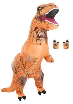 Inflatable T-Rex Costume For Adults -Fun Place Pop Store inflatable t rex adult costume alt 9