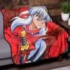 Inuyasha Fleece Blanket -Fun Place Pop Store inuyasha fleece throw blanket