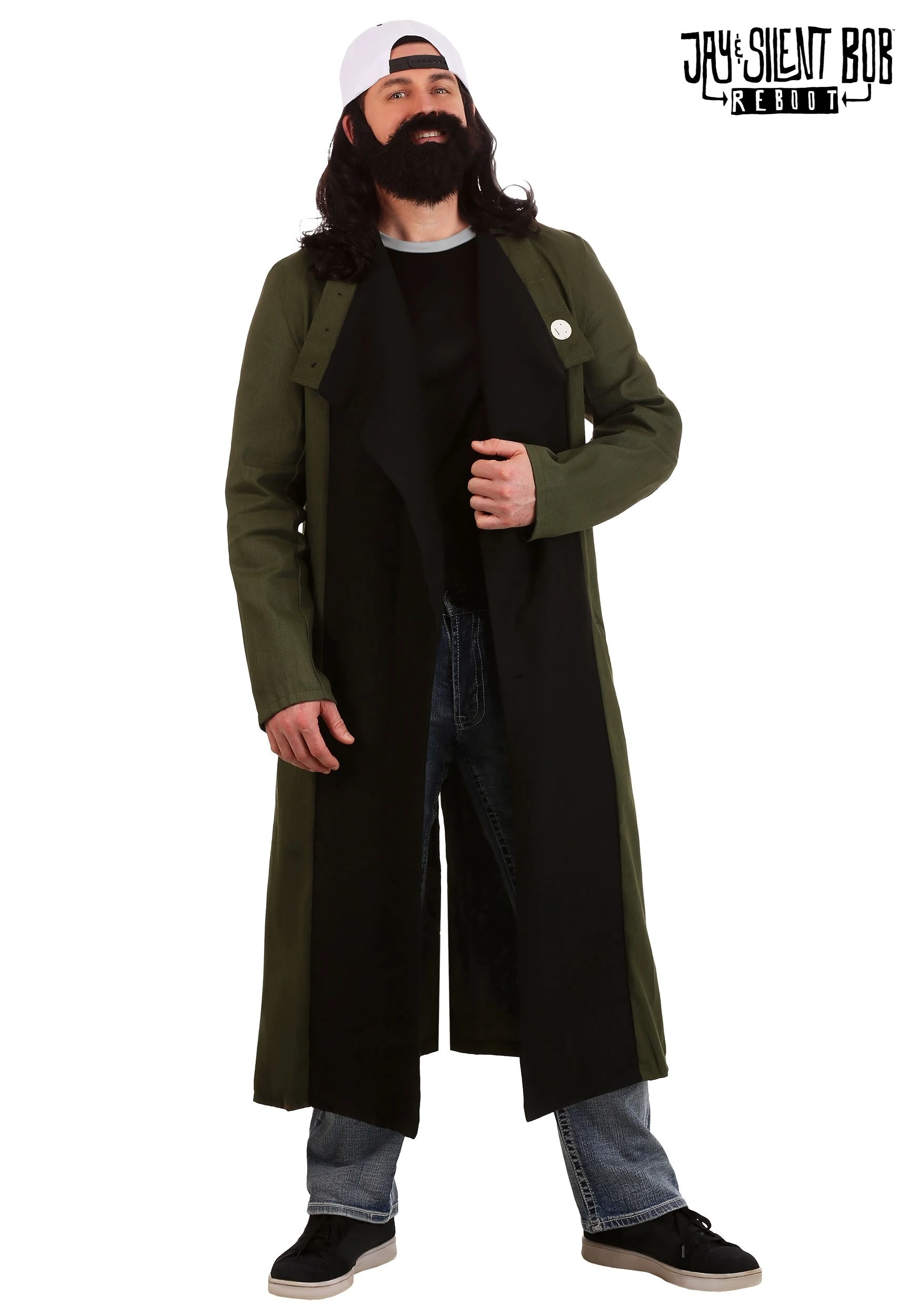 Jay And Silent Bob Silent Bob Costume For Plus Size | Officially Licensed 3 Jay And Silent Bob Silent Bob Costume For Plus Size | Officially Licensed