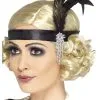 Jeweled Flapper Headband -Fun Place Pop Store jeweled black flapper headband