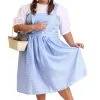 Women's Plus Size Kansas Girl Costume Dress 2 Women's Plus Size Kansas Girl Costume Dress -Fun Place Pop Store kansas girl plus size costume main update