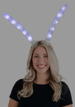 Light-Up Insect Antennae Costume LumenHorns -Fun Place Pop Store light up insect antennae lumenhorns accessory alt2