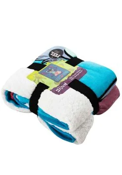 Lilo & Stitch Chill Out Oversized Silk Touch Sherpa Throw -Fun Place Pop Store lilo stitch chill out silk touch sherpa throw alt 3
