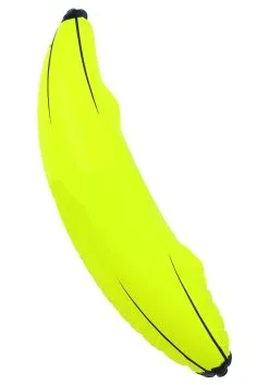 Long Inflatable Yellow Banana Accessory