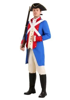 American Revolution Soldier Men's Costume -Fun Place Pop Store mens american revolution soldier costume alt 2