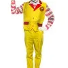 Evil Fast Food Clown Men's Costume -Fun Place Pop Store mens evil fast food clown costume