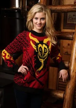 Fun Place Pop Store -Fun Place Pop Store mens krampus ugly christmas sweater alt 1