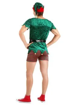 Sexy Christmas Elf Men's Costume -Fun Place Pop Store mens sexy christmas elf costume alt 1