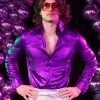 Shattered Glass Disco Shirt For Men -Fun Place Pop Store mens shattered glass disco shirt