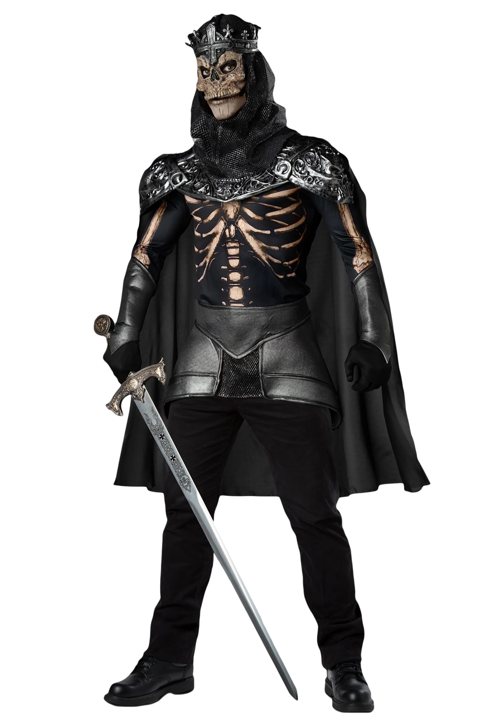 Skeleton King Men's Costume 3 Skeleton King Men's Costume