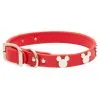 Mickey Icon Vegan Leather Dog Collar -Fun Place Pop Store mickey mouse head icon vegan leather dog collar