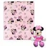 Disney Minnie Mouse Favorite Things Throw W/ Hugger -Fun Place Pop Store minnie mouse favorite things throw w hugger
