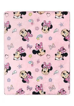 Disney Minnie Mouse Favorite Things Throw W/ Hugger -Fun Place Pop Store minnie mouse favorite things throw w hugger alt 1